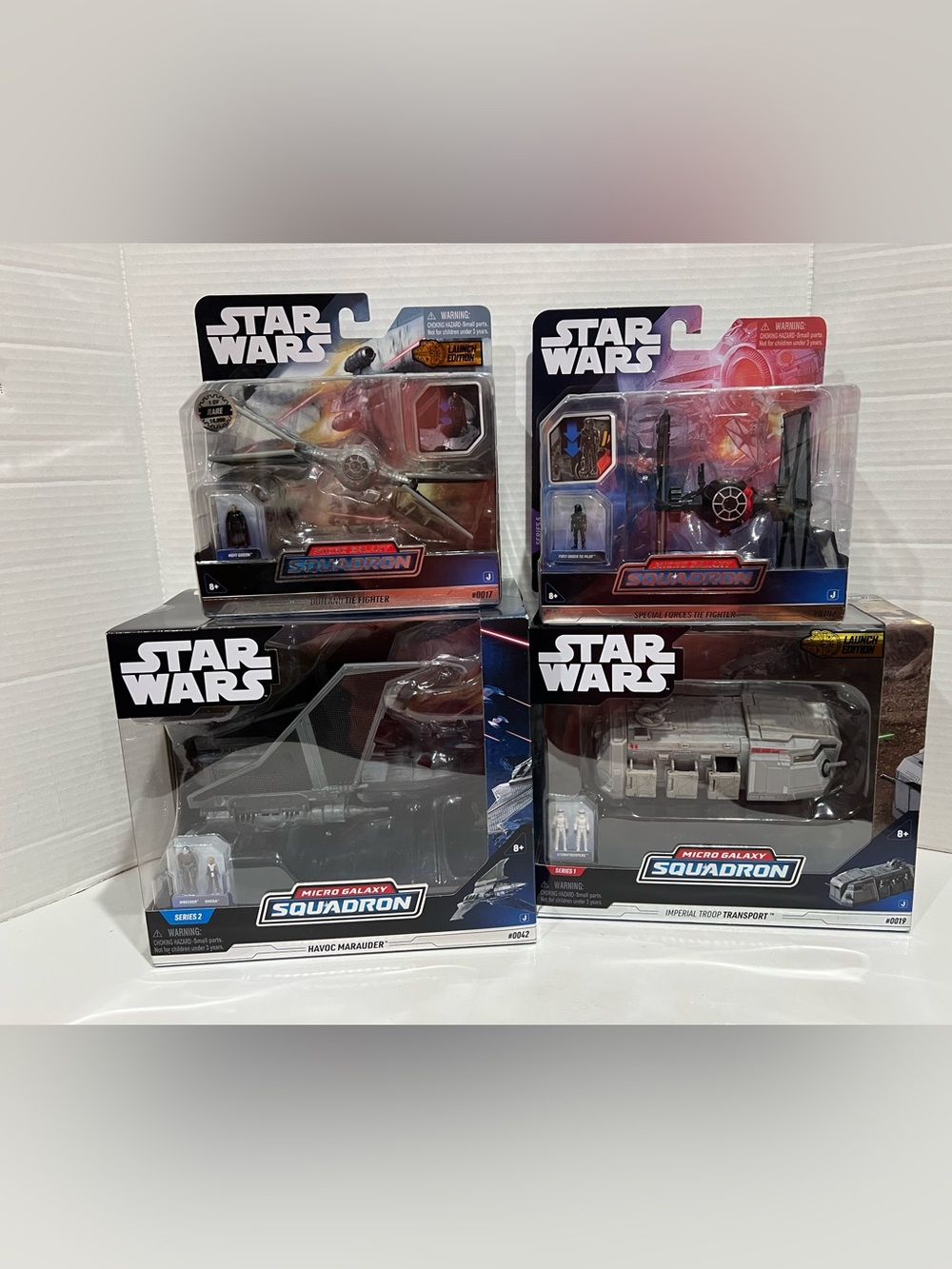 4-pk STAR WARS Micro Galaxy Squadron Sets New/Sealed